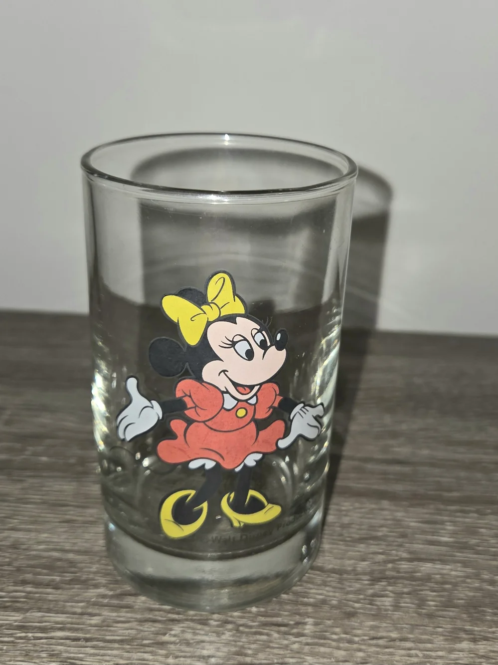 Walt Disney Productions Vintage Minnie Small Juice Glass 4